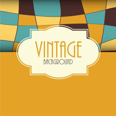 cute vintage background vectors design