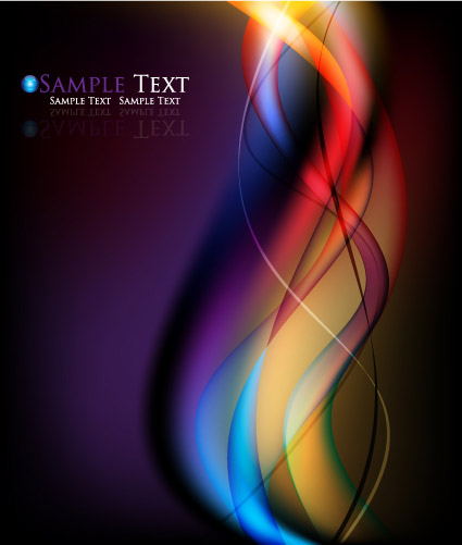 colorful light dynamic dark background graphics vectors