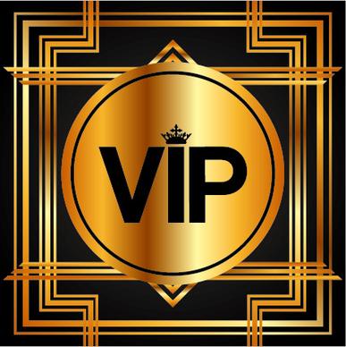 luxury golden vip background vectors