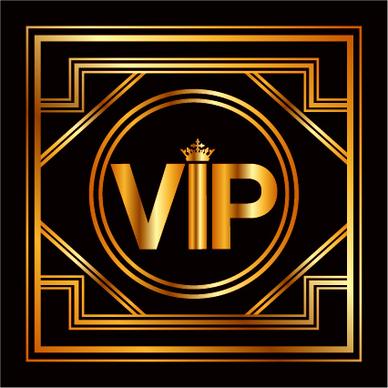 luxury golden vip background vectors