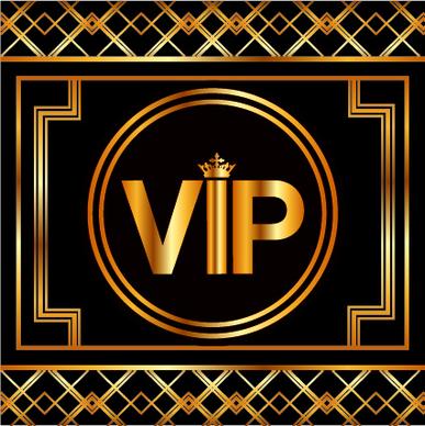 luxury golden vip background vectors