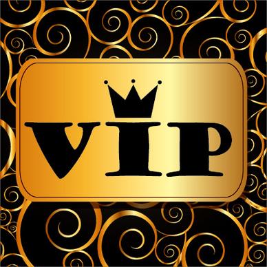 luxury golden vip background vectors