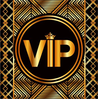 luxury golden vip background vectors