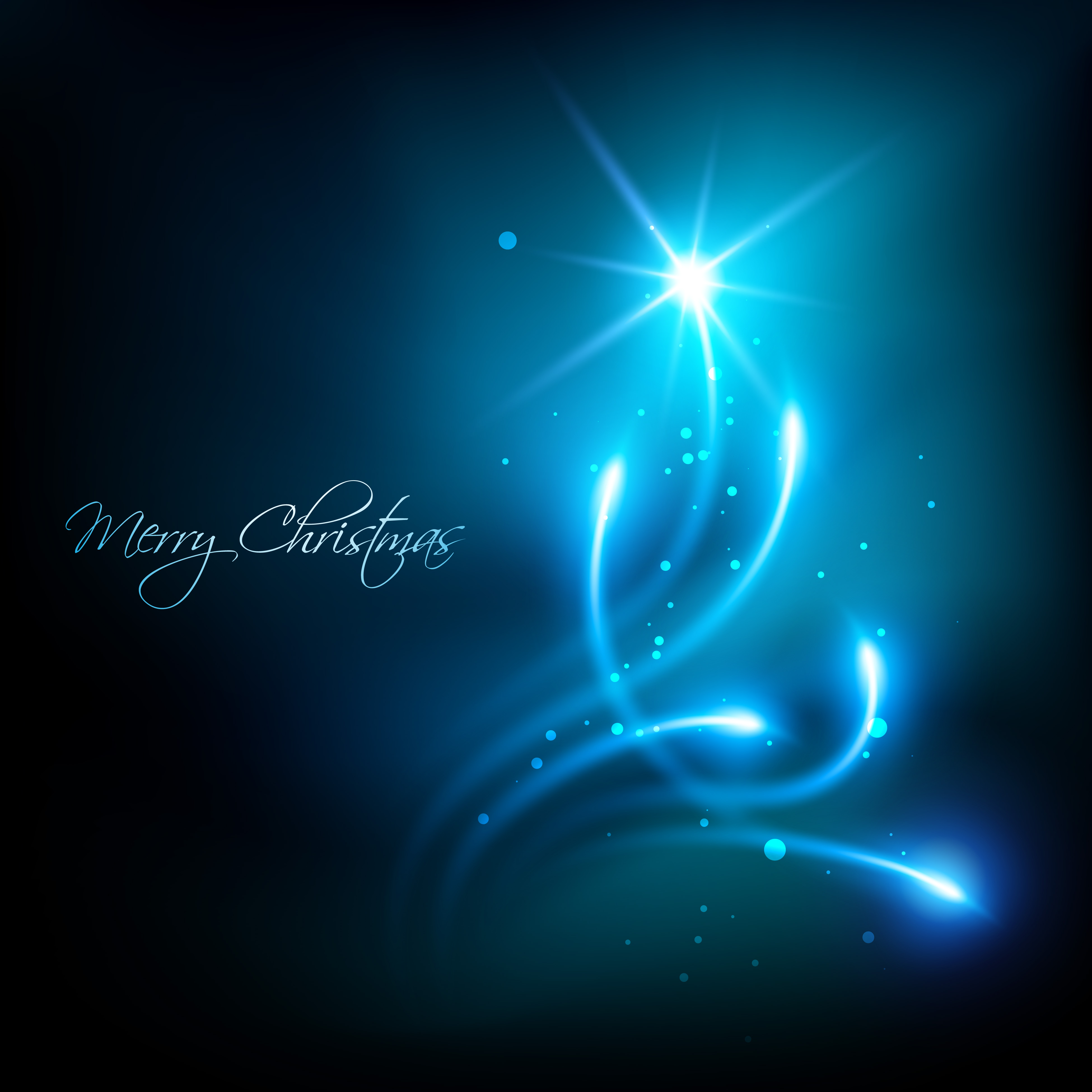 shiny light christmas art background vector