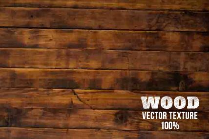 old wooden texture art background vector set