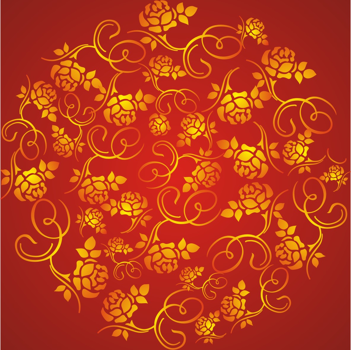 beautiful wealth rose red background vector