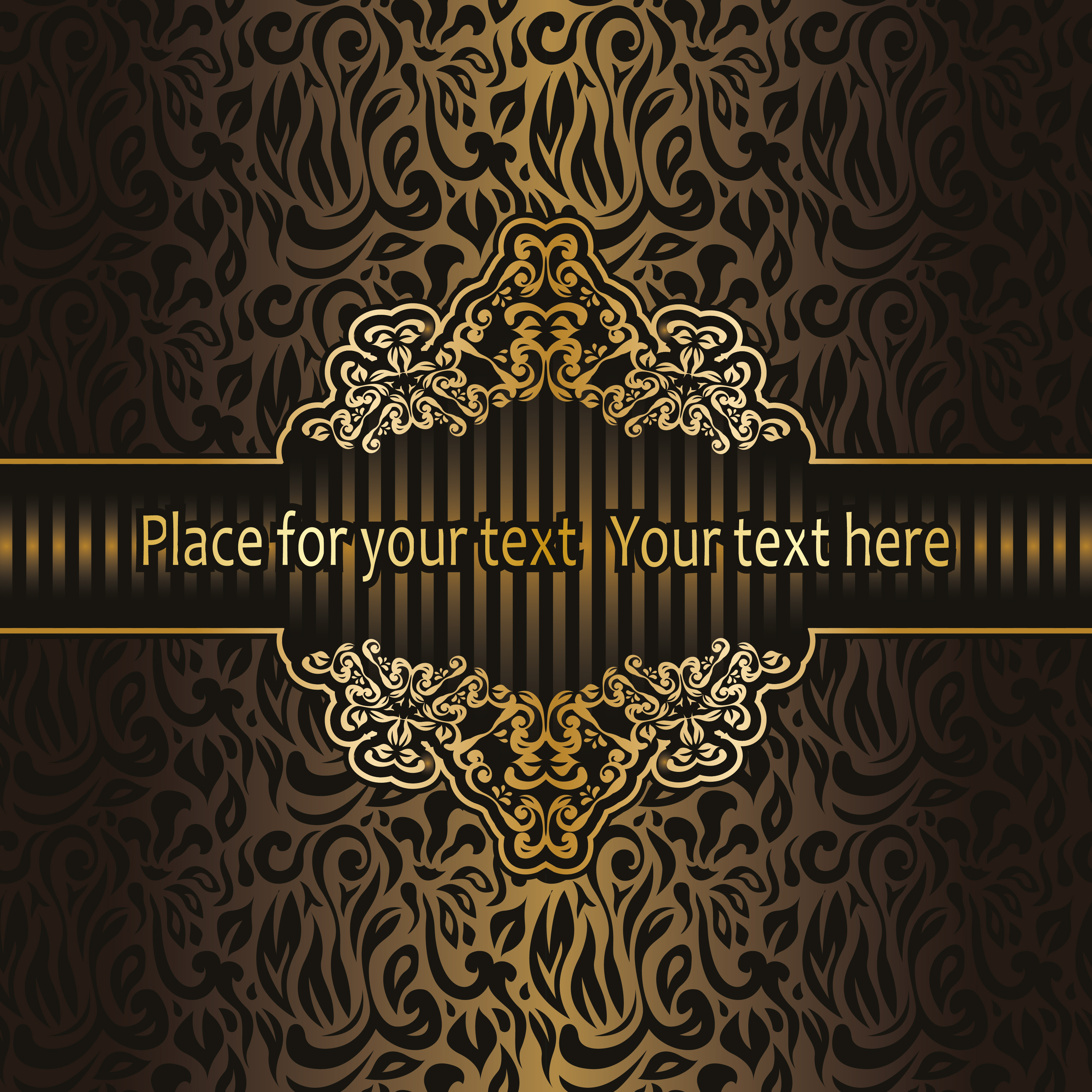 classic european pattern background vectors