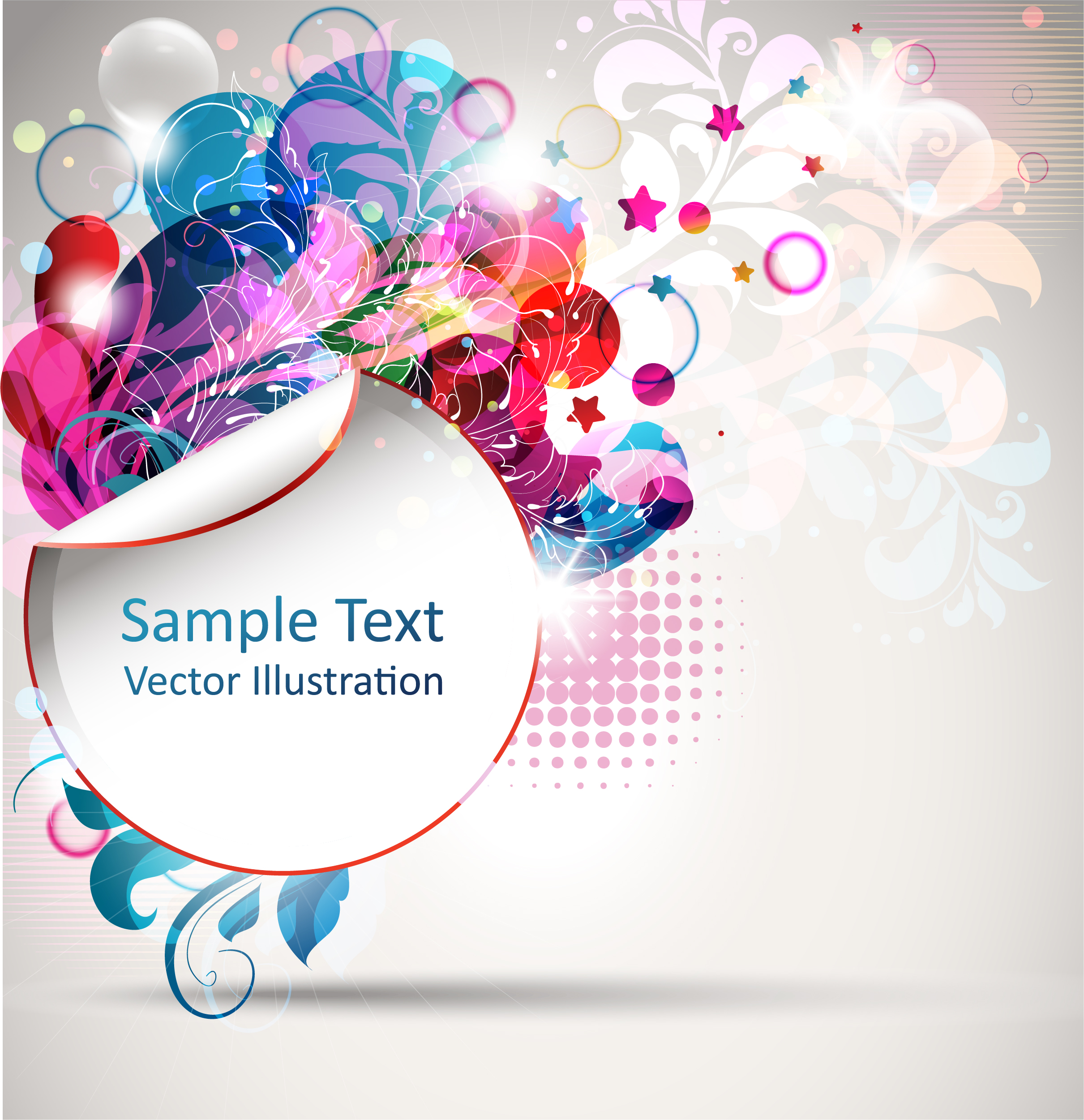 trend creative posters background vector