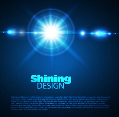 tech light effects vector design