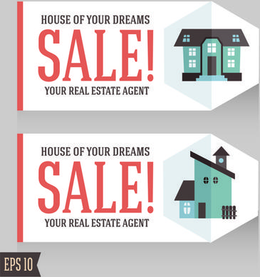 home sales card creative vector