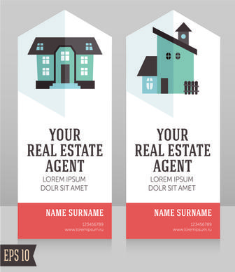 home sales card creative vector