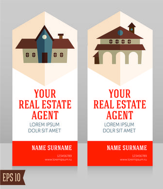 home sales card creative vector