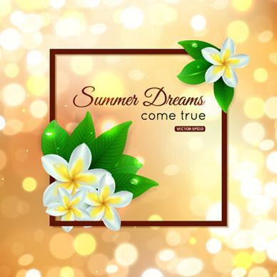 halation summer art background vector