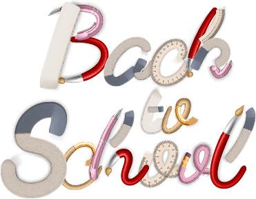 back school wordart creative vector