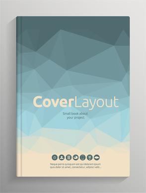 brochure and book cover creative vector