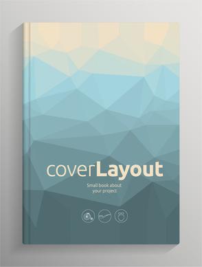 brochure and book cover creative vector