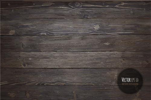 old wooden textures backgrounds vector set