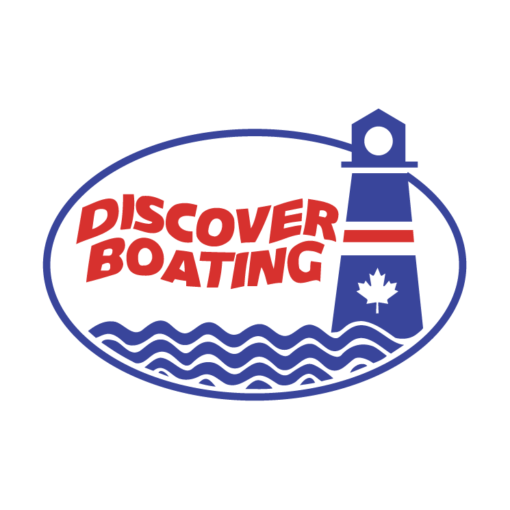 logo discover boating vector