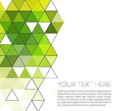 triangle modern background