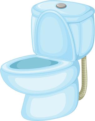 vector toilet design elements set