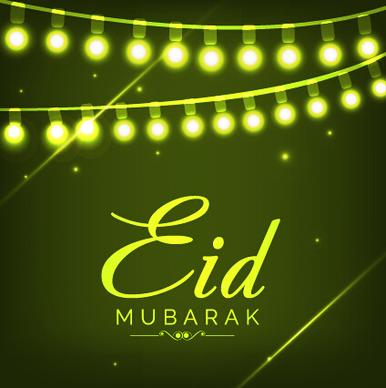 eid mubarak celebrations vector background