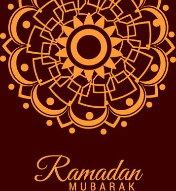 background ramadan mubarak vector design set