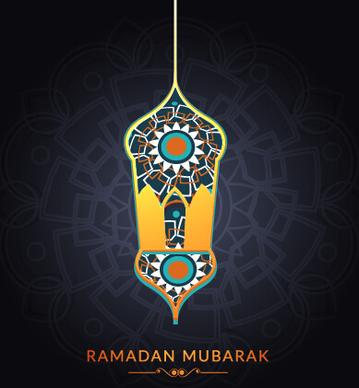 background ramadan mubarak vector design set