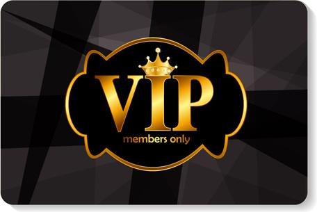 luxurious vip members cards design vectors