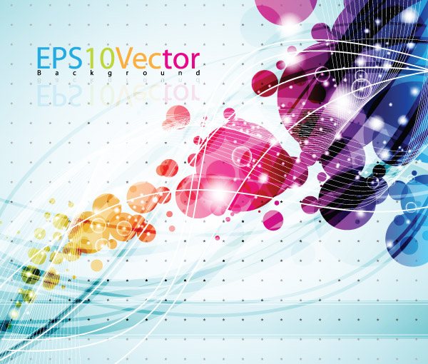 fashion background with abstract elements vector