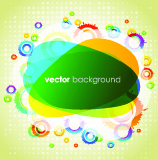 layer colorful art background vector