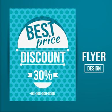 modern big sale vector flyer