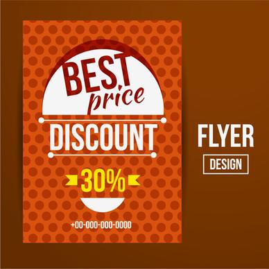 modern big sale vector flyer