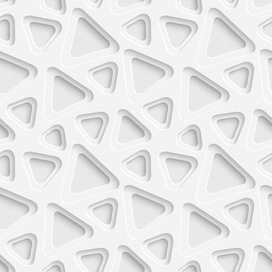 layered white vector seamless pattern