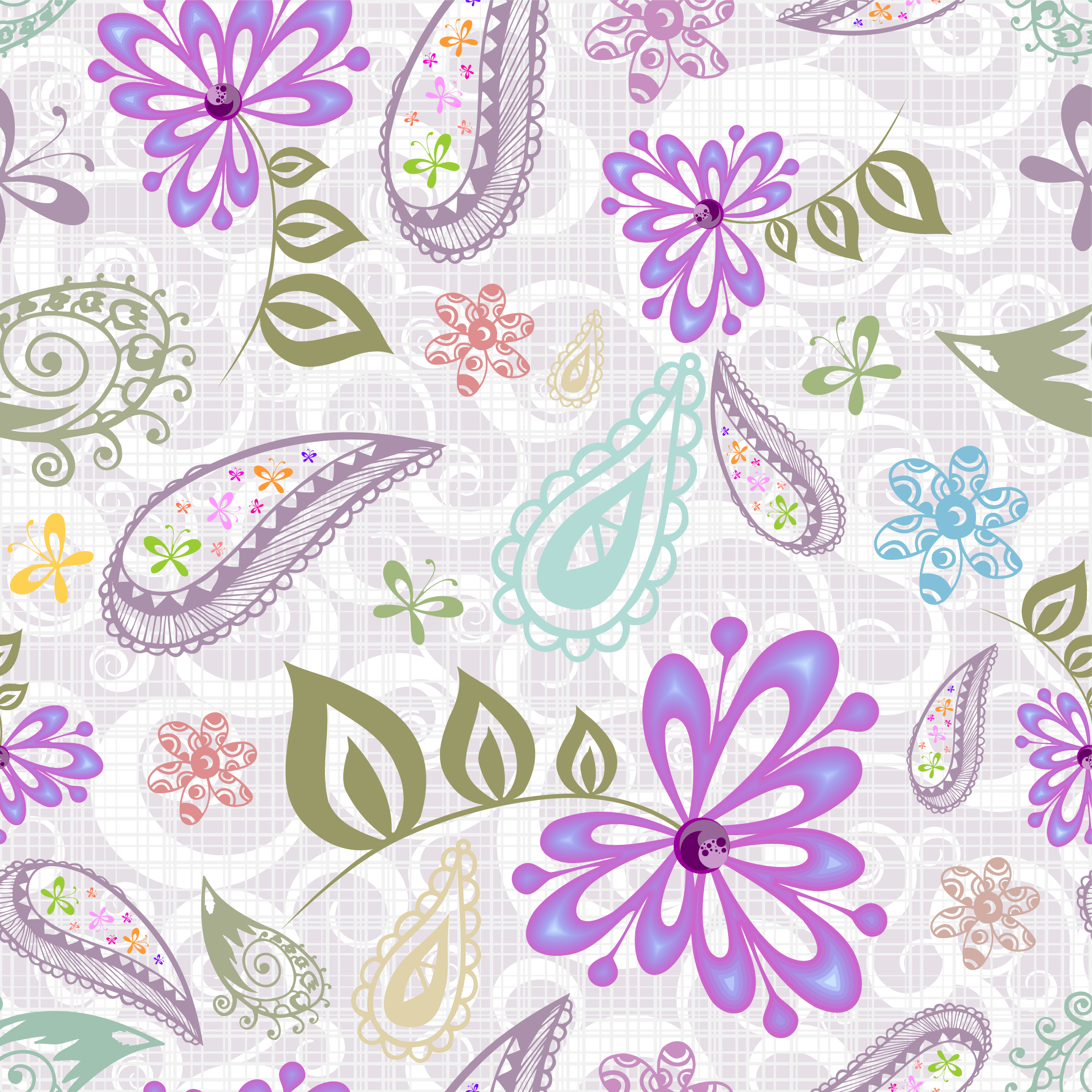 beautiful purple background pattern vector