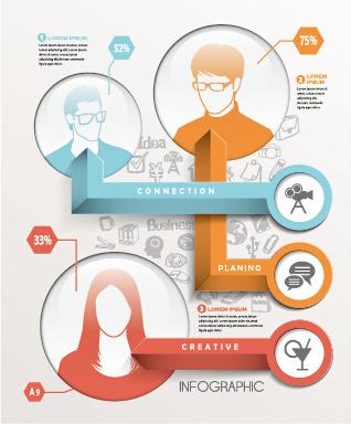 business infographic creative design95