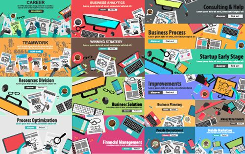 business infographic creative design74