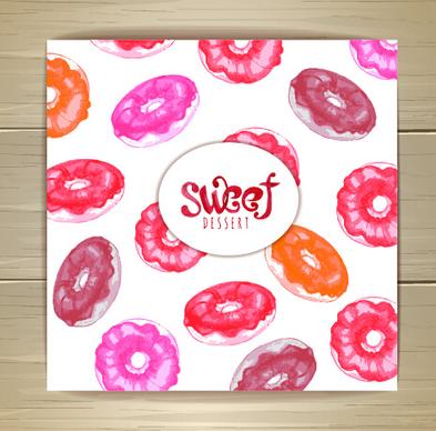 pink sweet seamless pattern vector