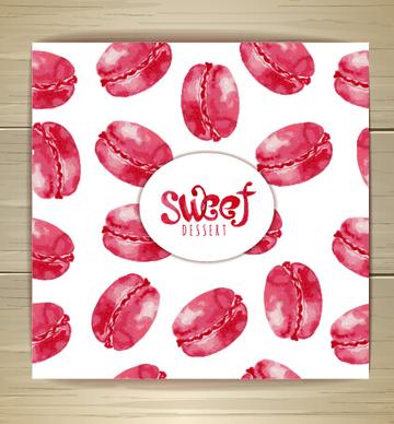 pink sweet seamless pattern vector