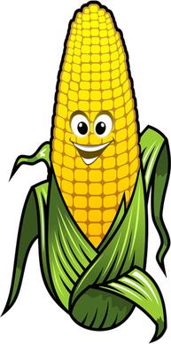 funny corn cartoon styles vectors