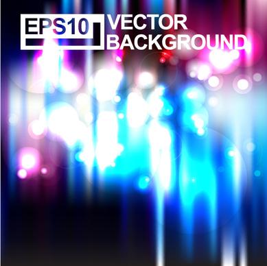 blurs lights background art vector