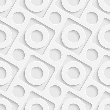 white decorative pattern vector background