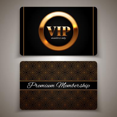 visitant vip cards luxury vector