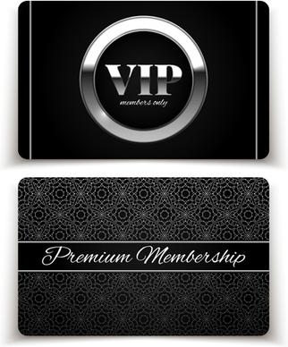 visitant vip cards luxury vector