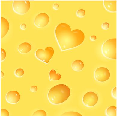 shiny yellow cheese background vector