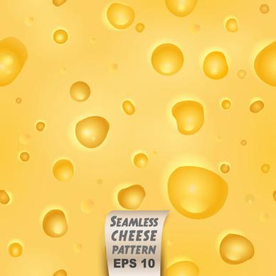 shiny yellow cheese background vector