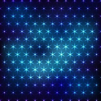 bright neon light art background vector set