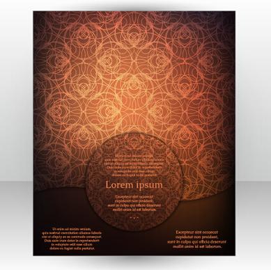 stylish cover brochure vector abstract design