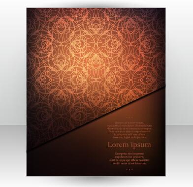 stylish cover brochure vector abstract design