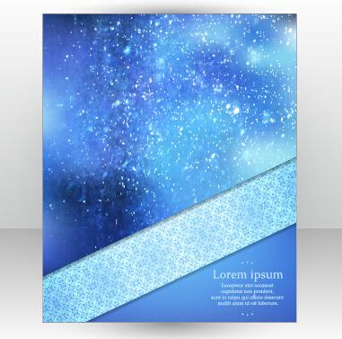 stylish cover brochure vector abstract design