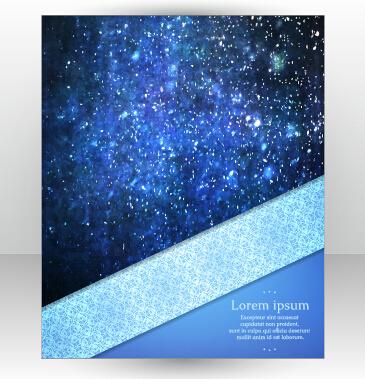 stylish cover brochure vector abstract design